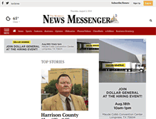 Tablet Screenshot of marshallnewsmessenger.com